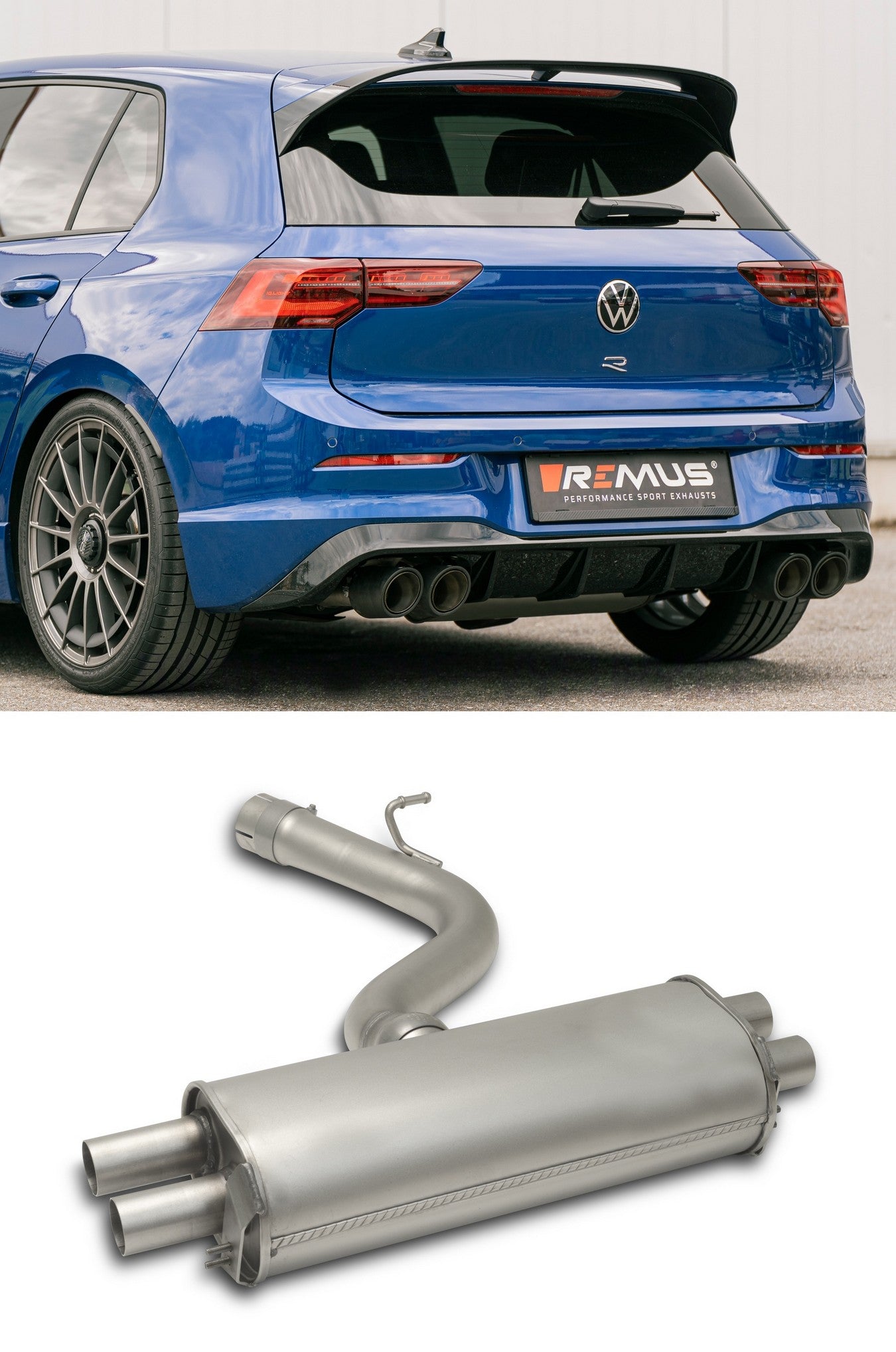 Remus- Zadní HOMOLOGOVANÝ tlumič