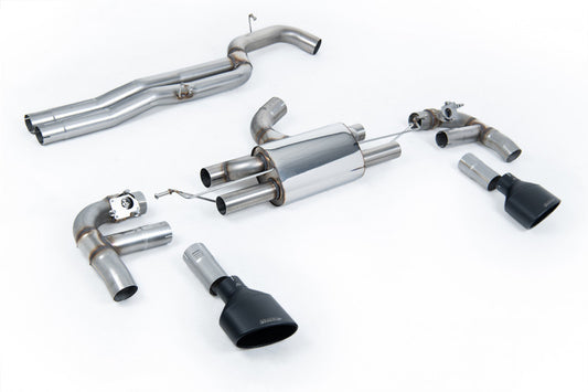 RACE 80mm Catback výfuk AUDI RS3 8V Sportback 2.5 TFSI Milltek Sport