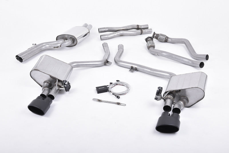 Milltek Sport Klapkový catback výfuk AUDI S4 / S5 3.0 TFSI B8 2008-2012 - SSXAU380
