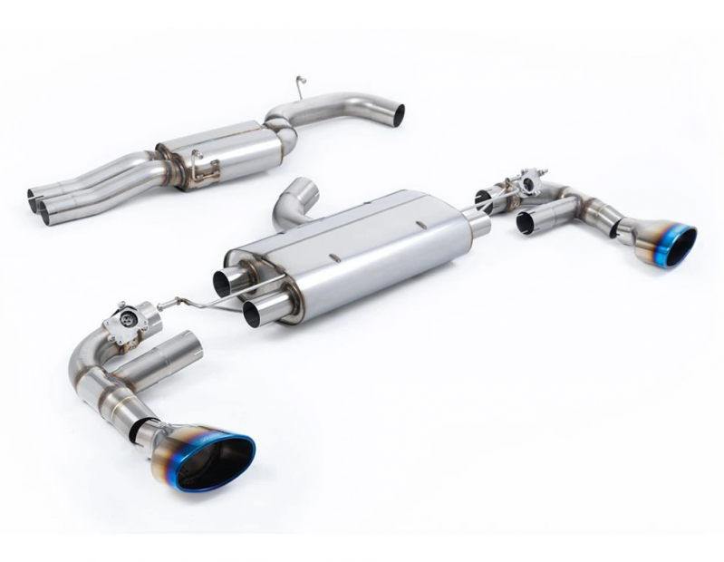 80mm Klapkový catback výfuk AUDI TT RS 8S 2.5 TFSI Milltek Sport