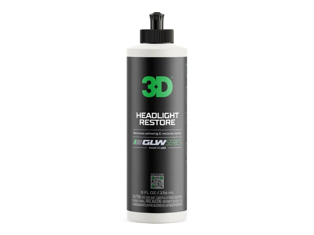 3D GLW SERIES HEADLIGHT RESTORE 236 ml - renovace světlometů