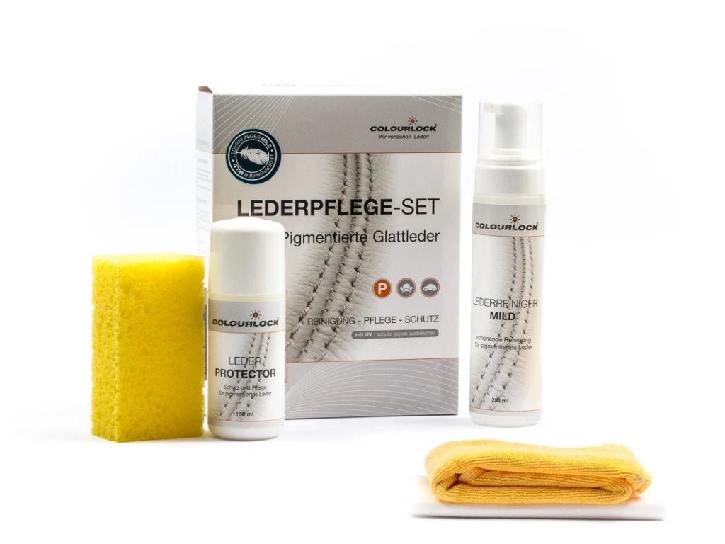 COLOURLOCK LEDERPFLEGE MILD SET - auto čistící a konzervační sada na kůži