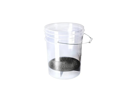 CRYSTAL CRUISERS TRANSPARENT BUCKET WHIT SEPARATION INSERT 20 l - transparentní kbelík se separační vložkou