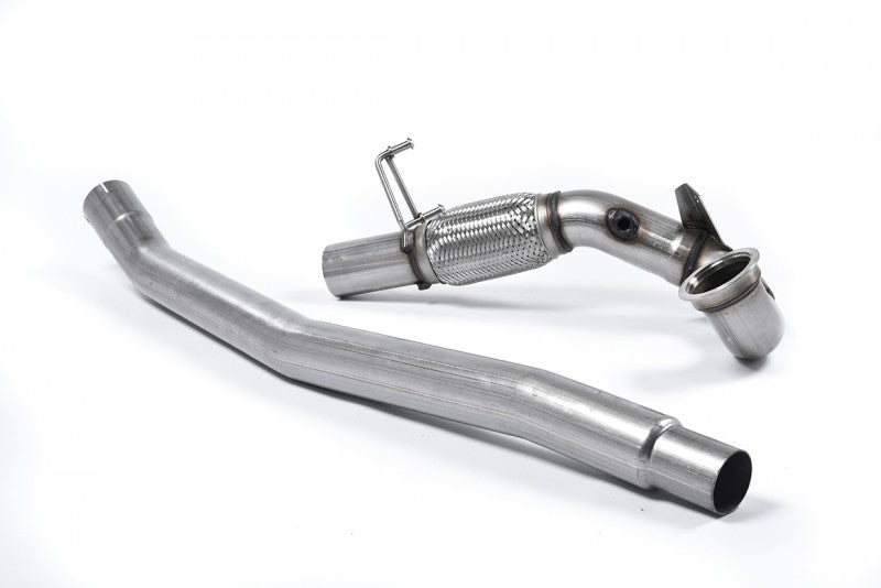 Sportovní první díl výfuku Downpipe Milltek Sport Škoda Superb 3 3V / Octavia 3 5E / Kodiaq 4x4 1,8 TSI / 2,0 TSI - Bez katalyzátoru SSXVW348