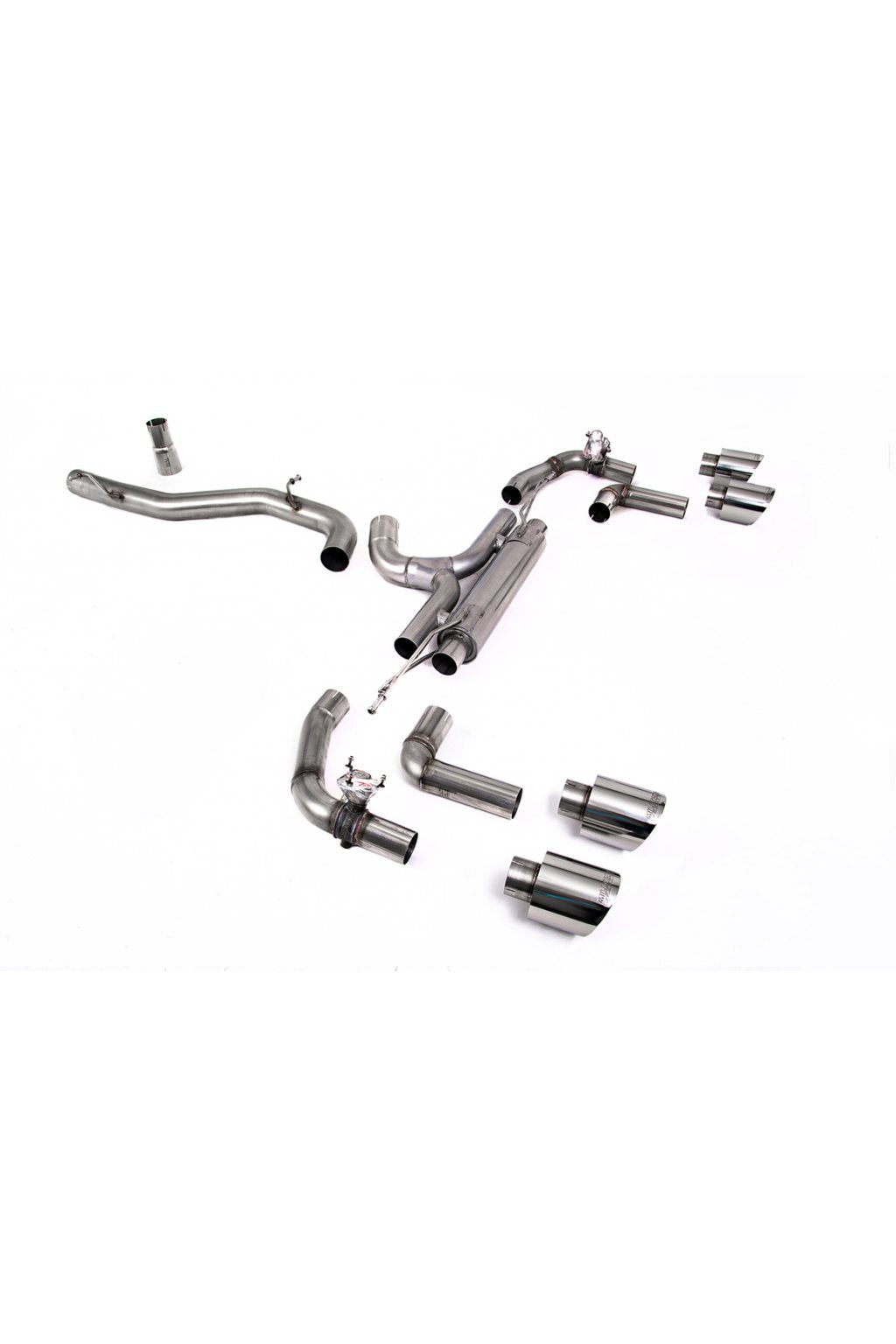 Volkswagen Golf Mk8 R 2.0 TSI 320PS (GPF Equipped Models Only) 2021 - 2024 Cat-back (OPF-back) výfuk - SSXVW667