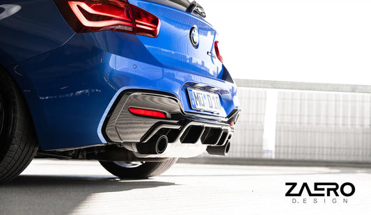 EVO-1 difuzor pro BMW řady 1 F20 | F21 – M135 & M140 (M-Packet | LCI)