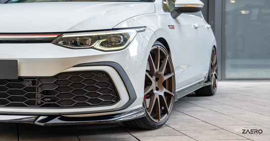 EVO-1 spoiler pod přední nárazník pro VW Golf 8 GTI | GTD | GTE