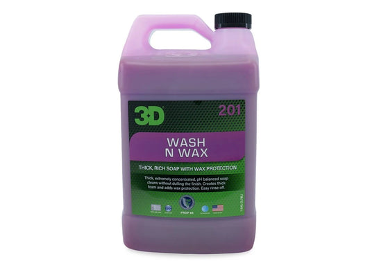 3D WASH N WAX - prémiový PH neutrální šampon s voskem