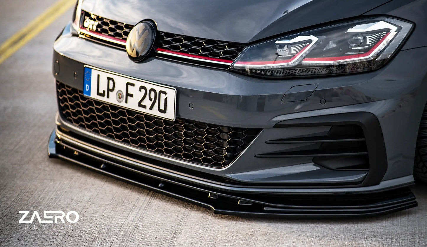 EVO-1 spoiler pod přední nárazník VW Golf 7 GTI TCR (facelift)