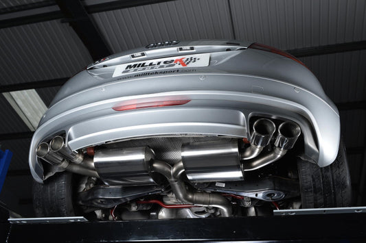 Turboback výfuk AUDI TTS 8J 2.0 TFSI Milltek Sport - s HJS sportovním katalyzátorem