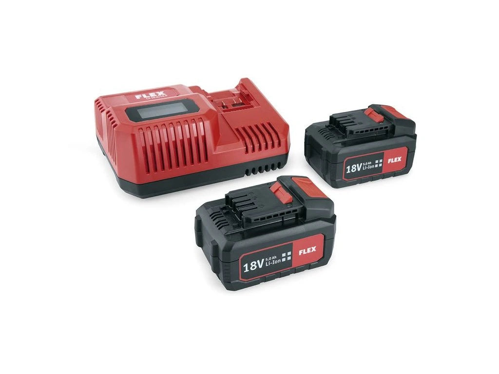 FLEX POWER 55 R - sada rychlonabíječka a dvou baterií
