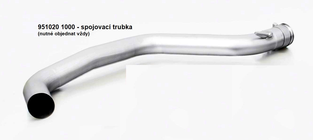 Remus - Spojovací trubky - nutné zakoupit s předním dílem