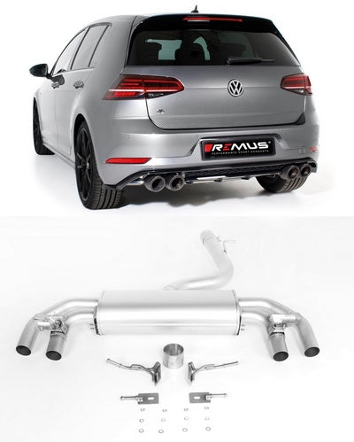 Remus - Zadní výfukový tlumič s integrovanými ventily