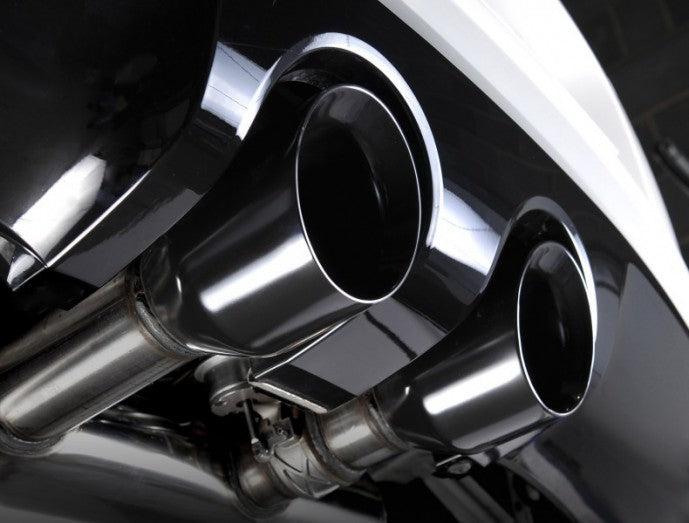 Turboback výfuk VW Golf 6 R 2.0 TSI Milltek Sport 70mm - bez katalyzátoru / s rezonátorem s leštěnými koncovkami SSXAU284-SSXVW163