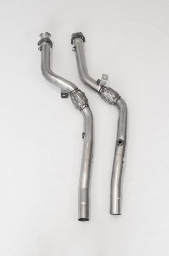 1. díl výfuku AUDI S4 B7 quattro 4.2 V8 Downpipe Milltek Sport - bez katalyzátoru SSXAU289