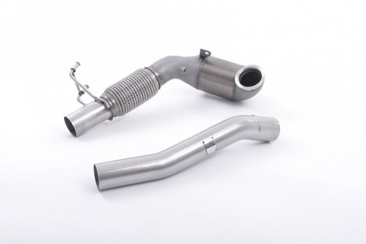 1. odlitý díl výfuku AUDI TTS 8S 2.0 TFSI Downpipe Milltek Sport - s Race katalyzátorem SSXAU604