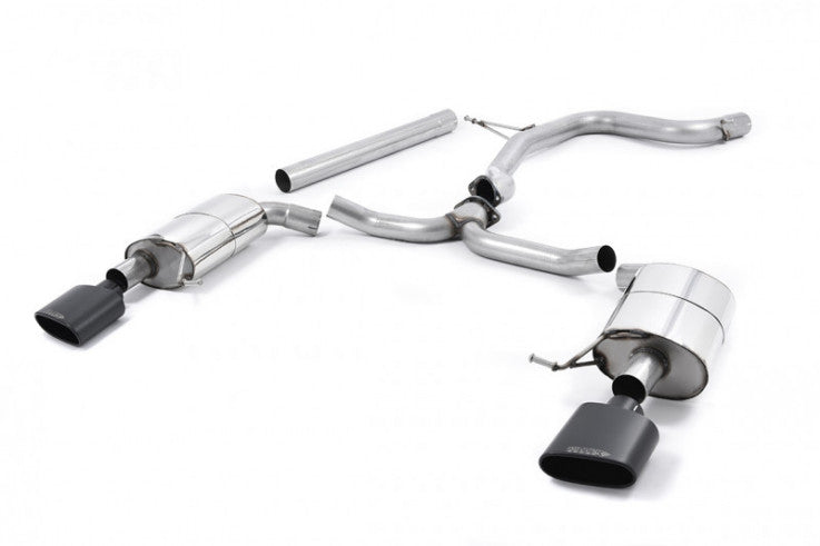 Catback výfuk SEAT Leon ST Cupra 300 2.0 TSI OPF/GPF Milltek Sport - bez rezonátoru / černé oválné koncovky SSXSE237