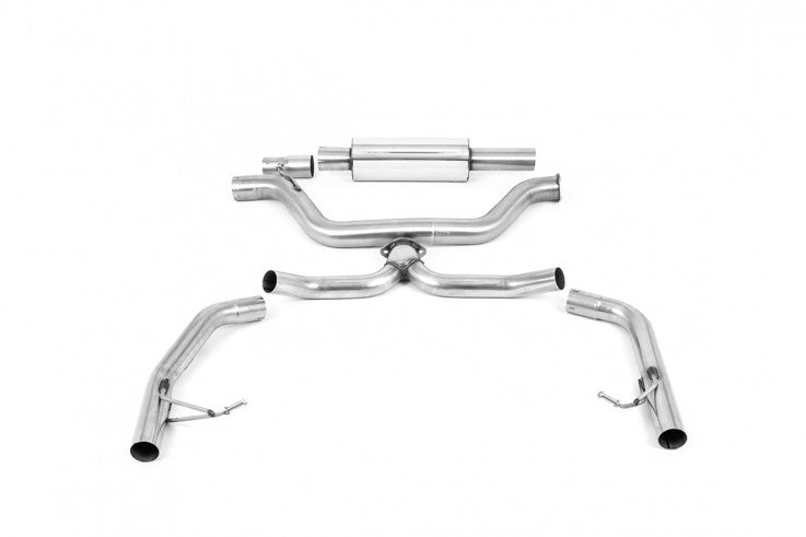 Catback výfuk 80mm ŠKODA Octavia IV RS 2.0 TSI 180kW OPF/GPF Milltek Sport - bez rezonátorů SSXSK29