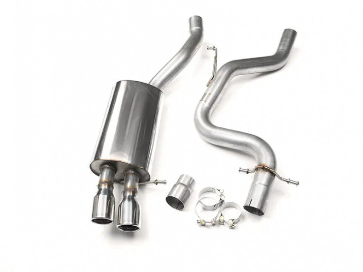 Catback výfuk VW Jetta mk5 2.0 TFSI / TSI Milltek Sport - bez rezonátoru / leštěné koncovky SSXVW161