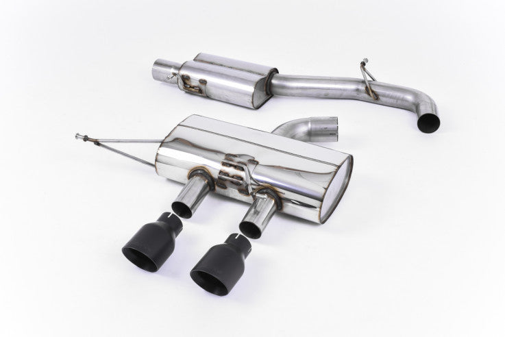 Catback výfuk Race System VW Golf 6 R 2.0 TFSI Milltek Sport - s rezonátorem / černé koncovky SSXVW220