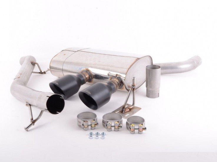 Catback výfuk VW Golf 5 R32 3,2 VR6 Milltek Sport - bez rezonátoru / černé koncovky SSXVW418