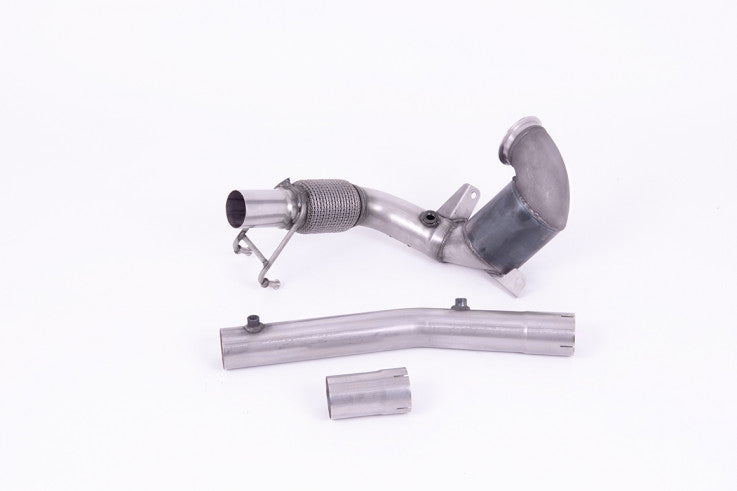 1. odlitý díl výfuku VW Polo GTI 2.0 TSI OPF/GPF Downpipe Milltek Sport - se sportovním katalyzátorem / bez rezonátoru SSXVW564