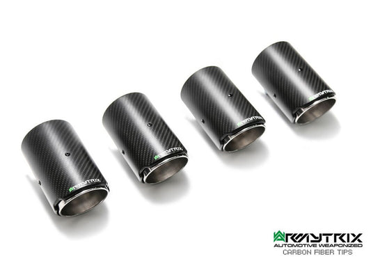 Armytrix 4x koncovka výfuku (4X89mm) pro Volkswagen Golf 7 R 2.0 Turbo (2013-2016)
