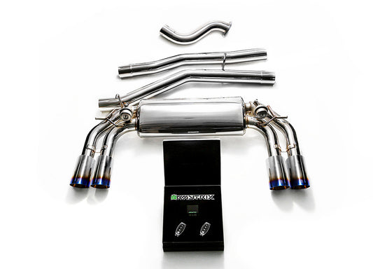 Armytrix 4x opálená koncovka výfuku (4X89mm) pro Volkswagen Golf 7 R 2.0 Turbo (2013-2016)