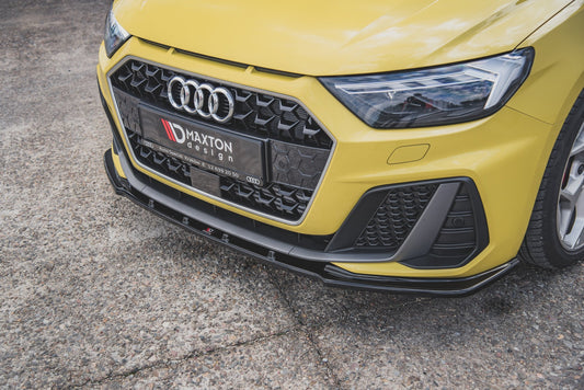 Maxton Design spoiler pod přední nárazník ver.1 pro Audi A1 GB, různé povrchové úpravy