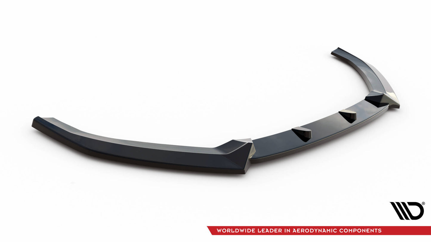Maxton Design spoiler pod přední nárazník pro Audi A3 8V FL, černý lesklý plast ABS, Sportback