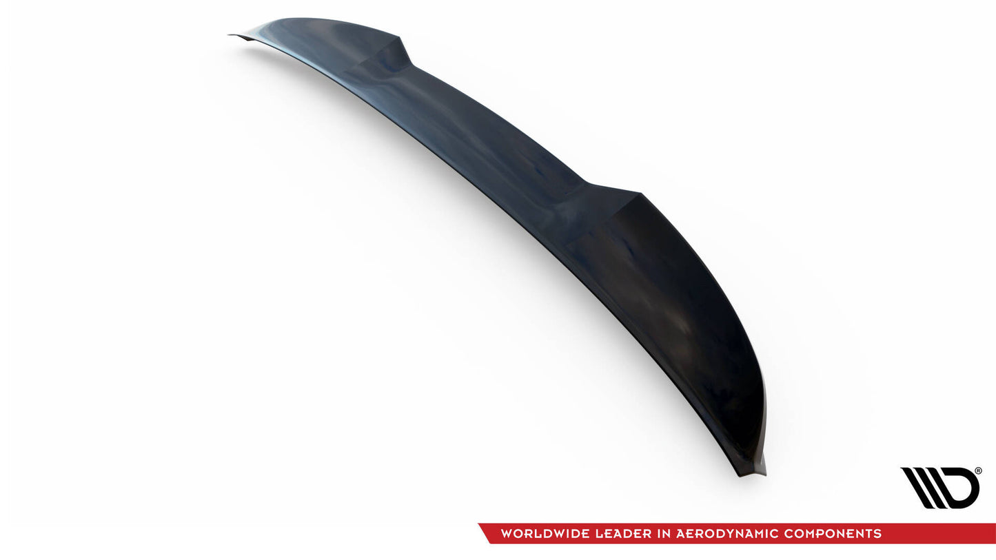 Maxton Design prodloužení spoileru 3d pro Audi A3 8Y, černý lesklý plast ABS, S-line sportback