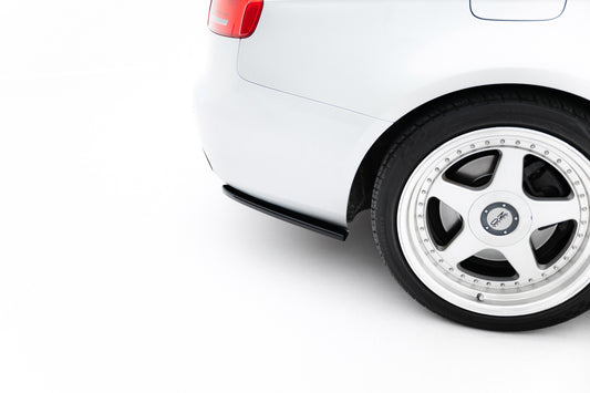 Maxton Design boční difuzory pod zadní nárazník pro Audi A4 B8, černý lesklý plast ABS