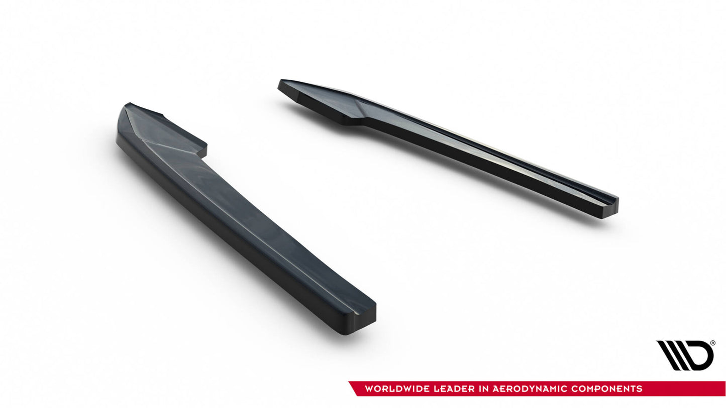 Maxton Design boční difuzory pod zadní nárazník ver.3 pro Audi A4 8V FL, černý lesklý plast ABS