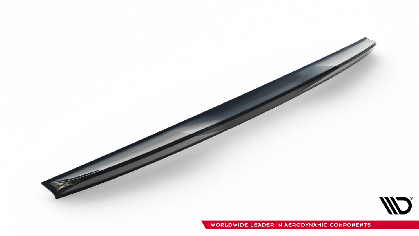 Maxton Design prodloužení spoileru 3d pro Audi A5 8T FL, černý lesklý plast ABS, Sportback S-Line