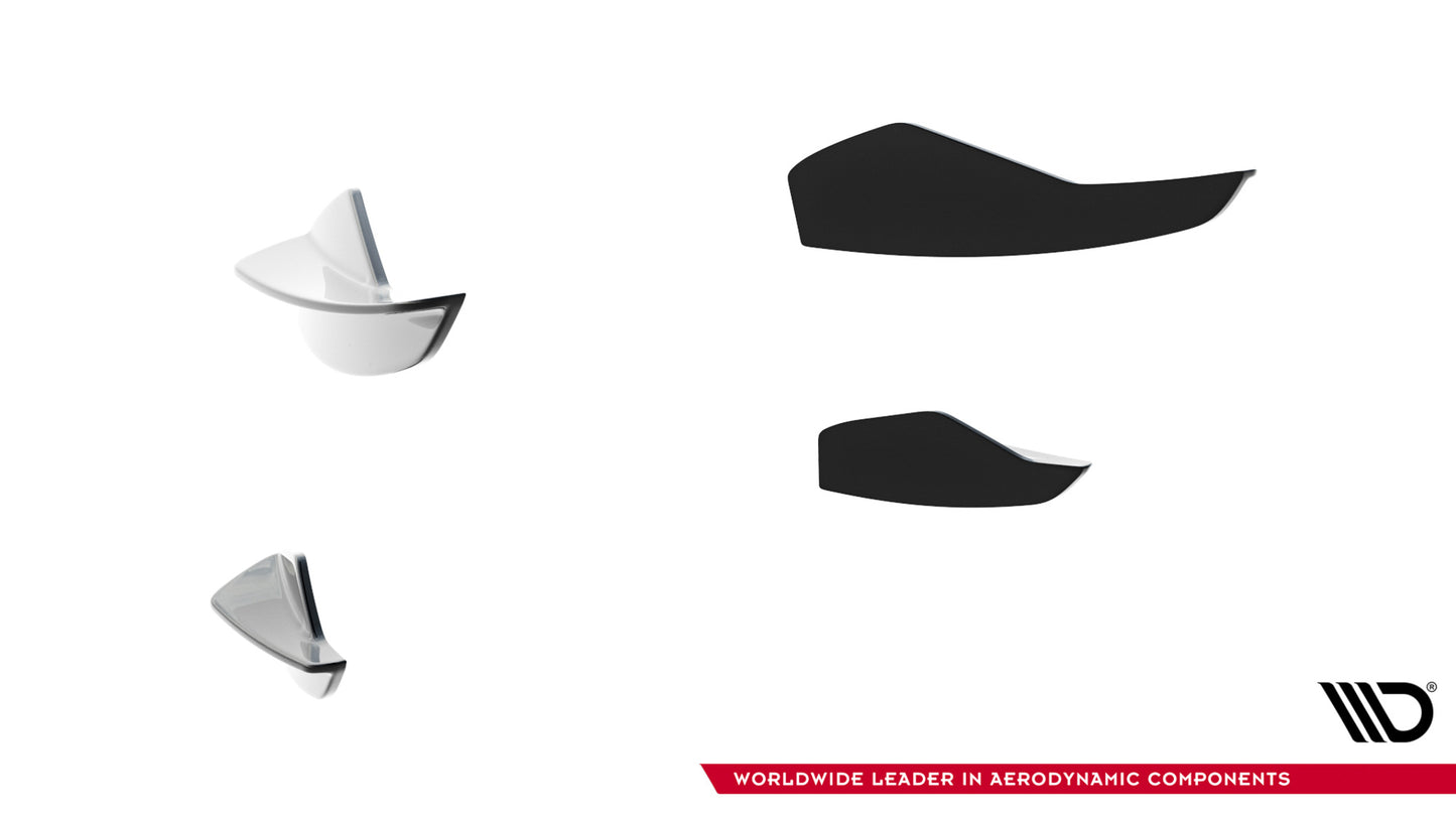 Maxton Design přítlačná křidélka předního nárazníku pro Audi A5 B10, plast ABS bez povrchové úpravy, Sedan / Avant