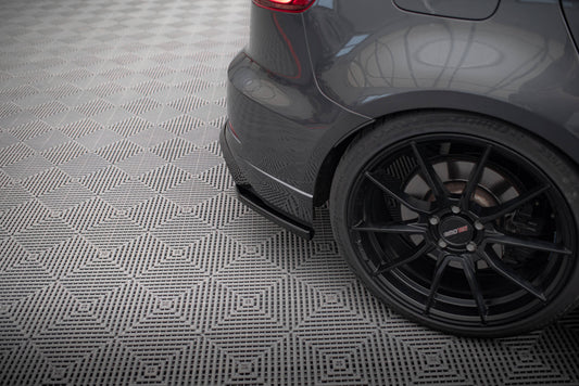 Maxton Design boční difuzory pod zadní nárazník ver.2 pro Audi A3 8V FL, černý lesklý plast ABS, S-line sportback