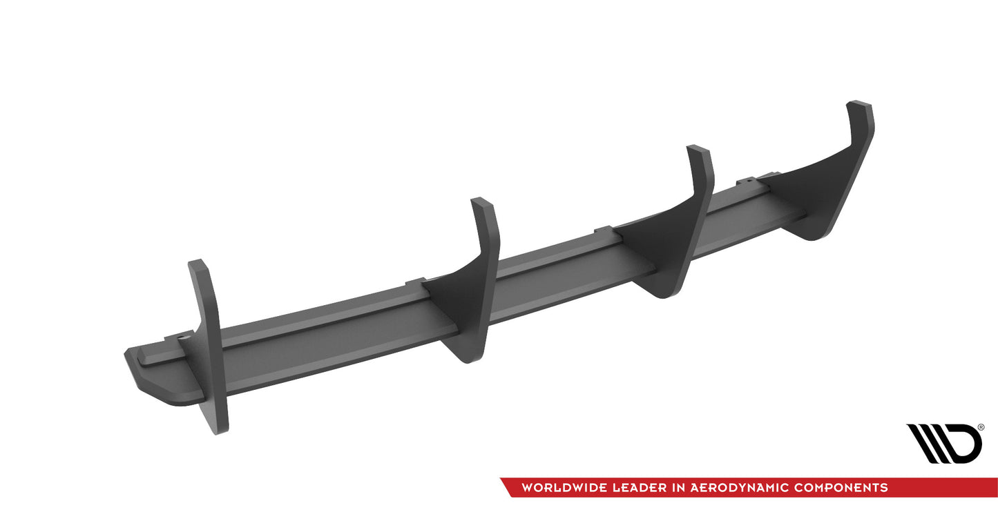 Maxton Design "Street Pro" difuzor zadního nárazníku pro Audi A3 8V, plast ABS bez povrchové úpravy, Sportback