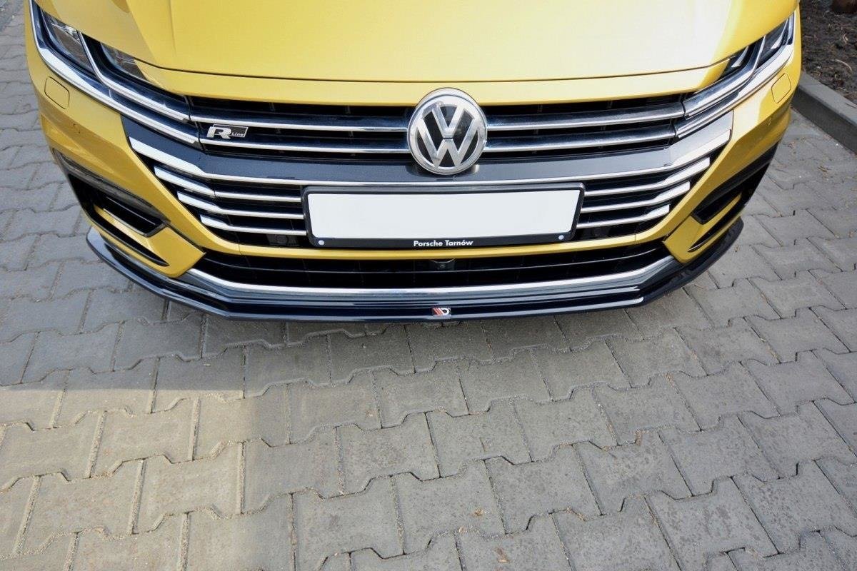 Maxton Design spoiler pod přední nárazník ver.1 pro Volkswagen Arteon, plast ABS bez povrchové úpravy