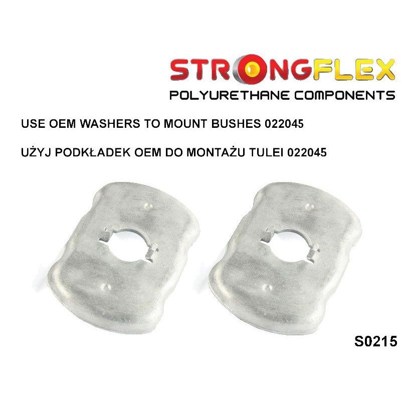 STRONGFLEX 026264B: Kompletní sada silentbloků pro Audi