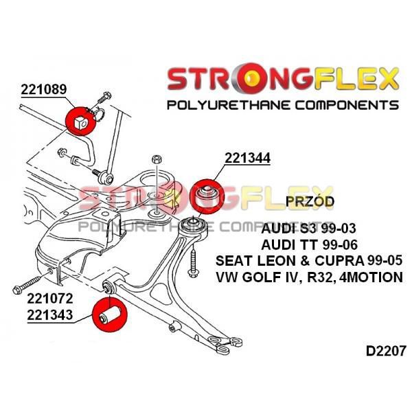 STRONGFLEX 221089B: Přední silentblok stabilizátoru pro Audi