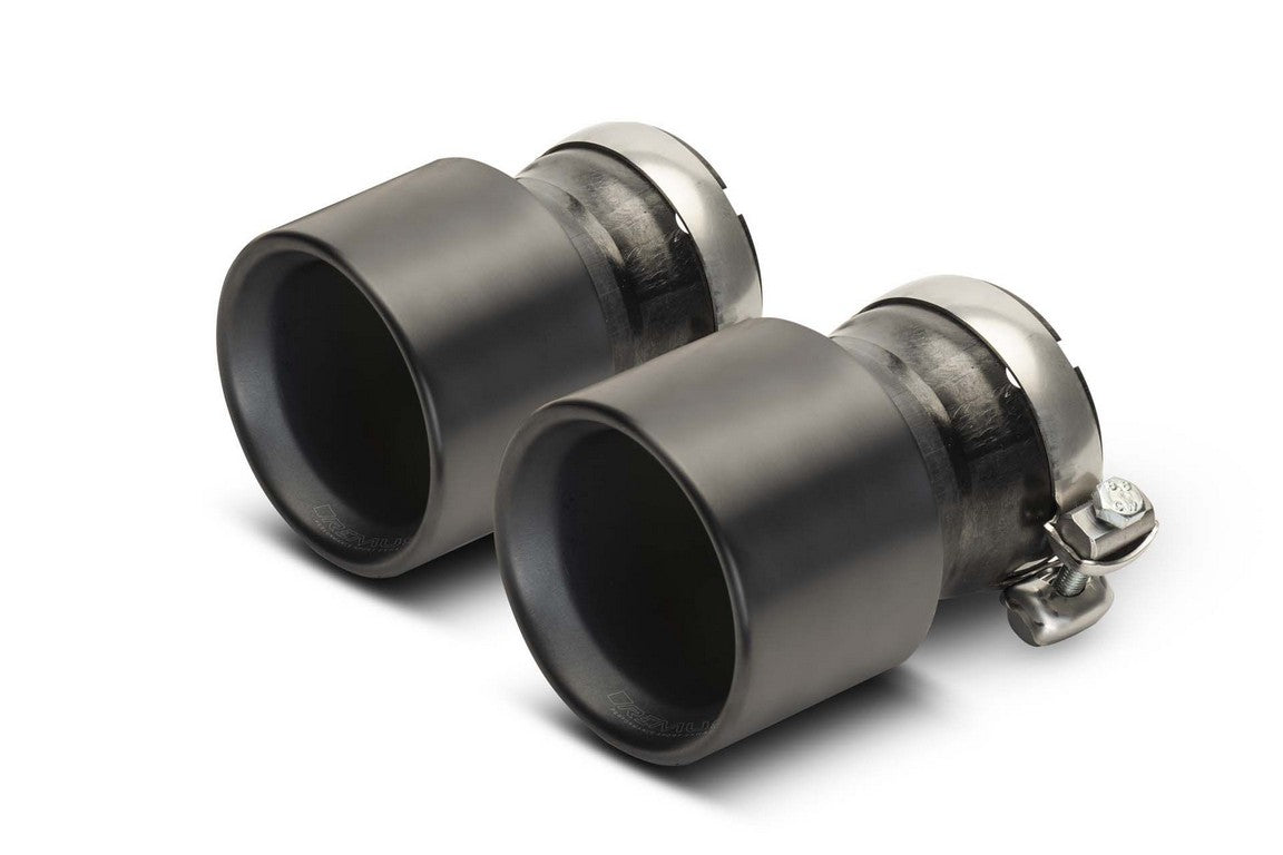 Remus - Sada 4 ks titanových koncovek - černé