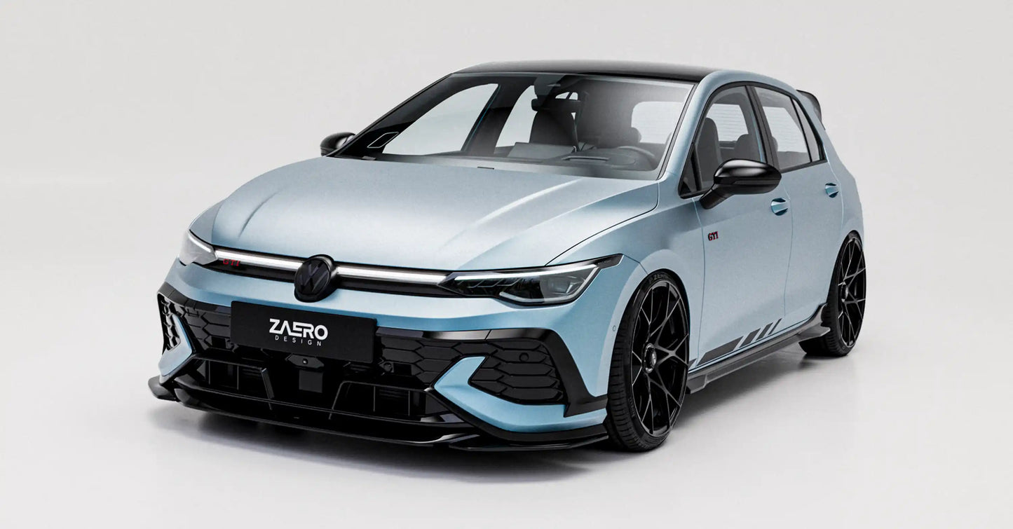 EVO-1 spoiler pod přední nárazník pro VW Golf 8.5 GTI Clubsport