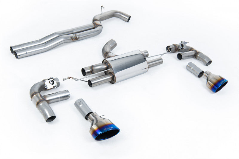 RACE 80mm Catback výfuk AUDI RS3 8V Sedan 2.5 TFSI Milltek Sport