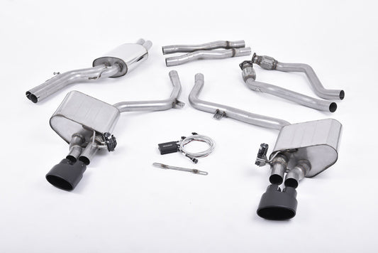 Milltek Sport Klapkový catback výfuk AUDI S4 / S5 3.0 TFSI B8 2008-2012 - SSXAU380