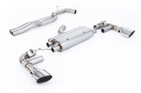 80mm Klapkový catback výfuk AUDI TT RS 8S 2.5 TFSI Milltek Sport