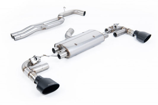 80mm Klapkový catback výfuk AUDI TT RS 8S 2.5 TFSI Milltek Sport