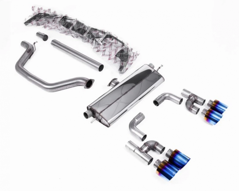 OPF-back 80mm výfuk Golf R Style Volkswagen Golf GTI Mk8 2.0 TSI s OPF filtrem (filtr pevných částic) Milltek Sport