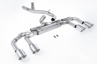 Catback výfuk bez klapek 80mm VW Golf R Mk8 2.0 TSI OPF/GPF Milltek Sport