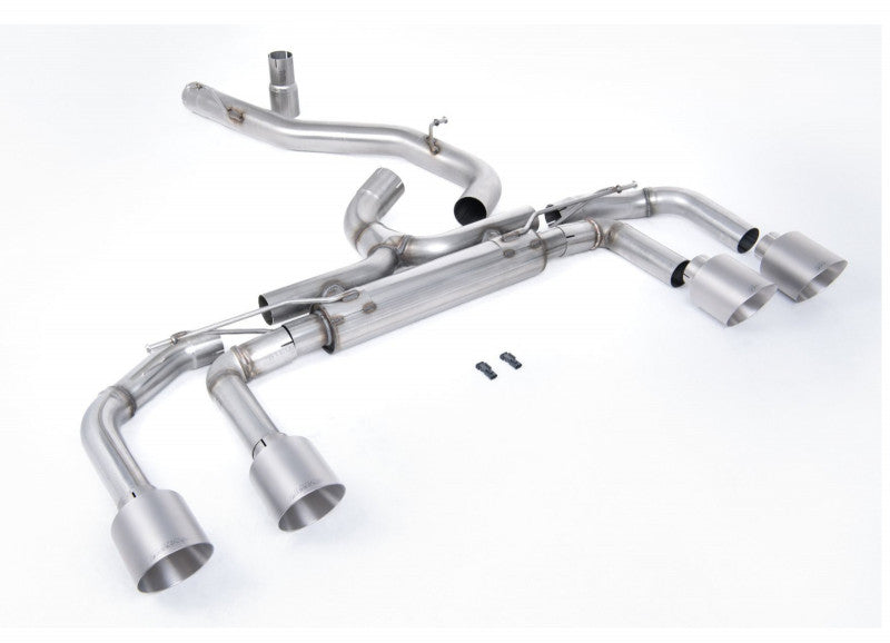 Catback výfuk bez klapek 80mm VW Golf R Mk8 2.0 TSI OPF/GPF Milltek Sport