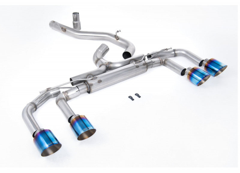 Catback výfuk bez klapek 80mm VW Golf R Mk8 2.0 TSI OPF/GPF Milltek Sport